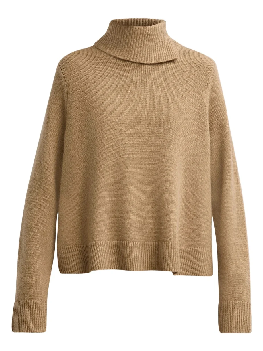 Vince Women's Swing Rib-Knit Wool-Cashmere Sweater