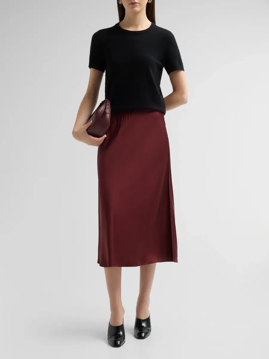 Vince Women's Satin Slip Skirt | Thumbnail 2 Vince Women's Satin Slip Skirt | Thumbnail 2