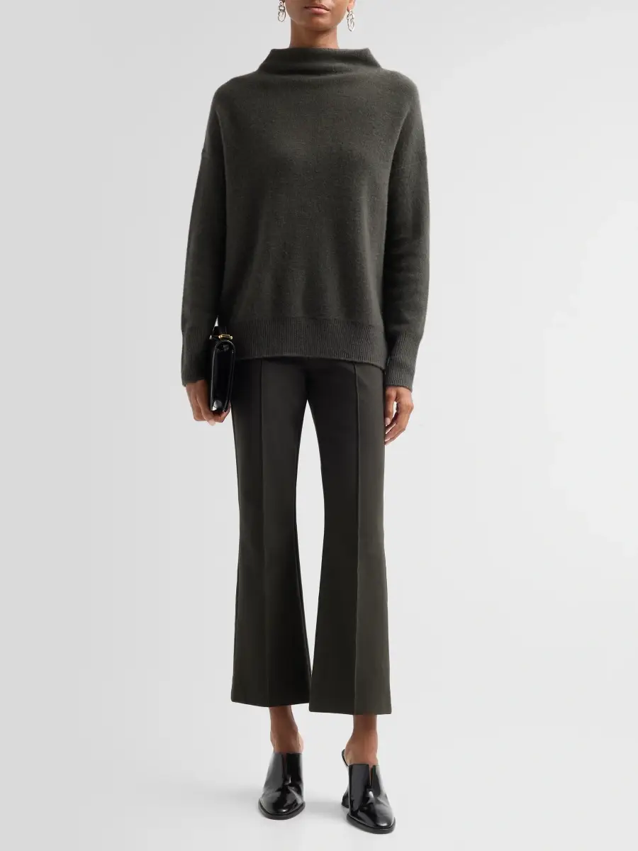 Vince Women's Funnelneck Cashmere Sweater | Thumbnail 2 Vince Women's Funnelneck Cashmere Sweater | Thumbnail 2