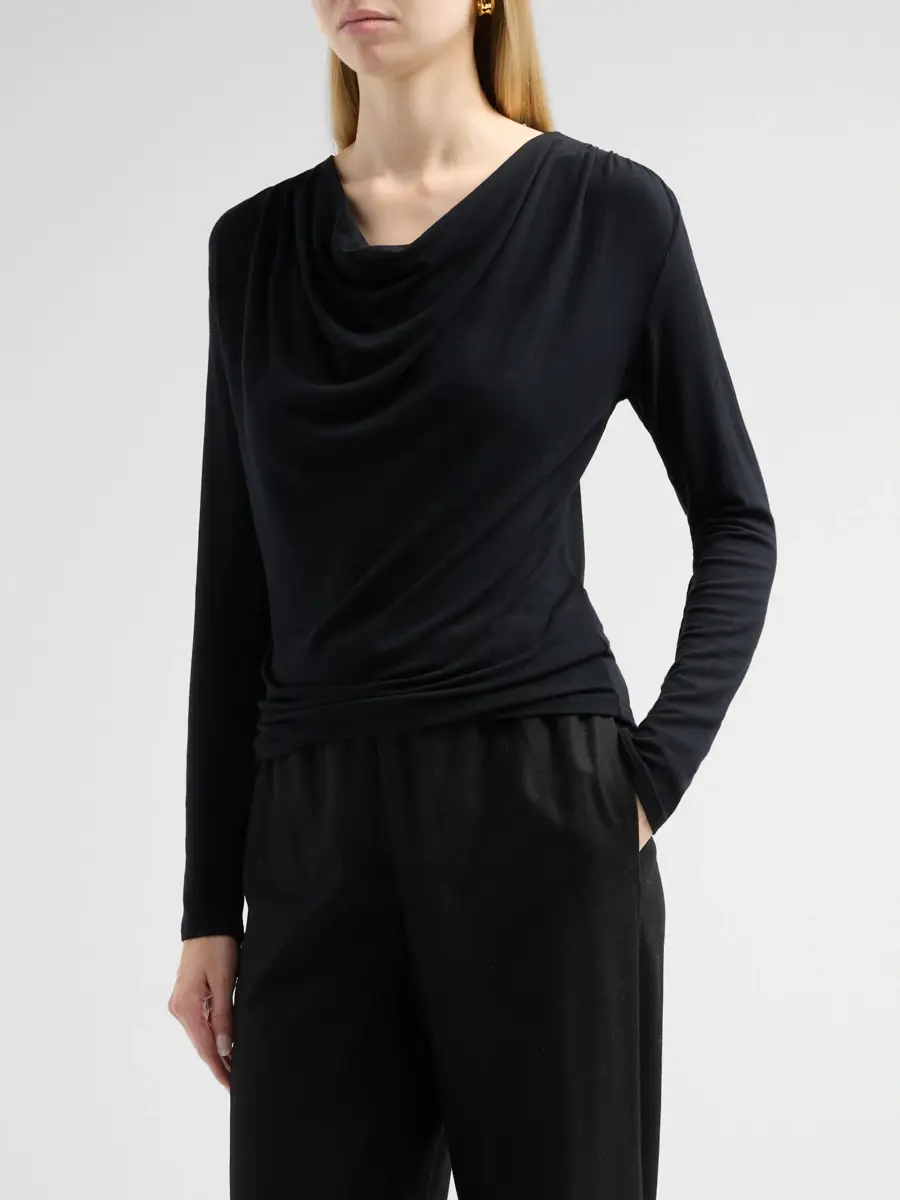 Vince Women's Long-Sleeve Cowlneck Top | Thumbnail 4 Vince Women's Long-Sleeve Cowlneck Top | Thumbnail 4
