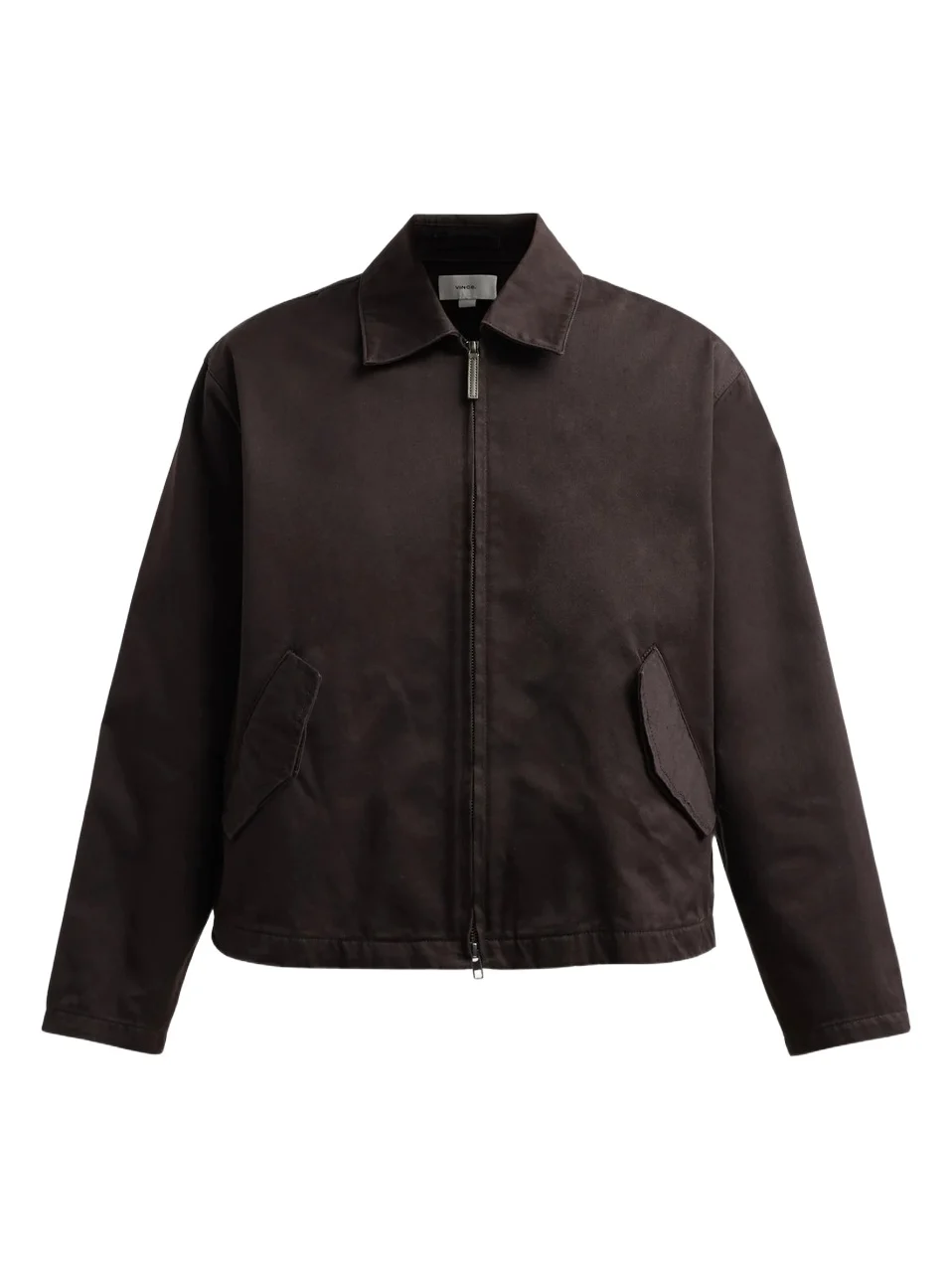 Women's Washed Cotton Twill Zip-Front Jacket Women's Washed Cotton Twill Zip-Front Jacket