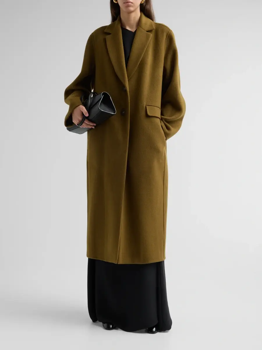 Vince Women's Wool-Cashmere Longline Coat | Thumbnail 2