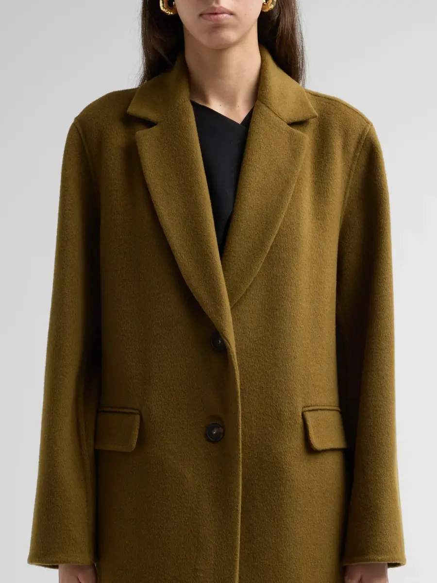 Vince Women's Wool-Cashmere Longline Coat | Thumbnail 5