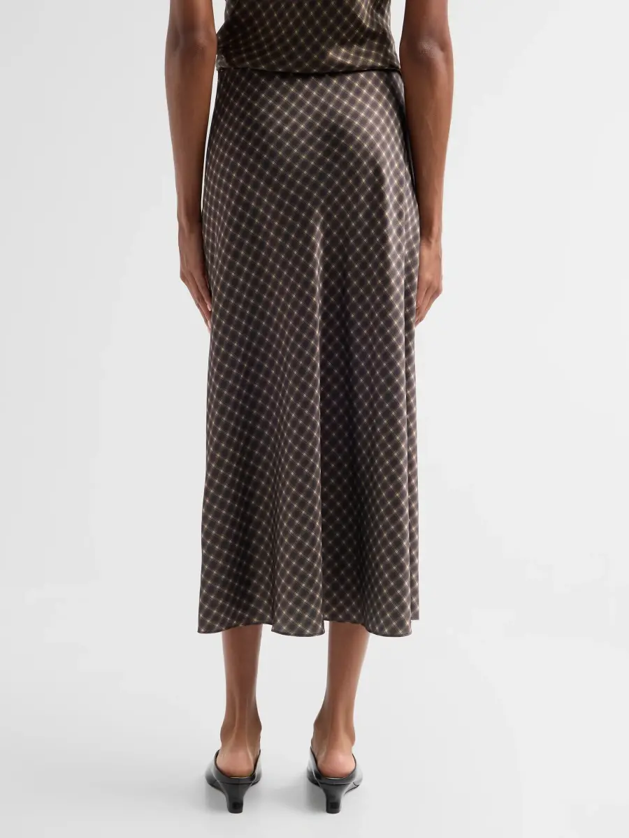 Vince Women's Ombrê Plaid Slip Skirt | Thumbnail 3 Vince Women's Ombrê Plaid Slip Skirt | Thumbnail 3