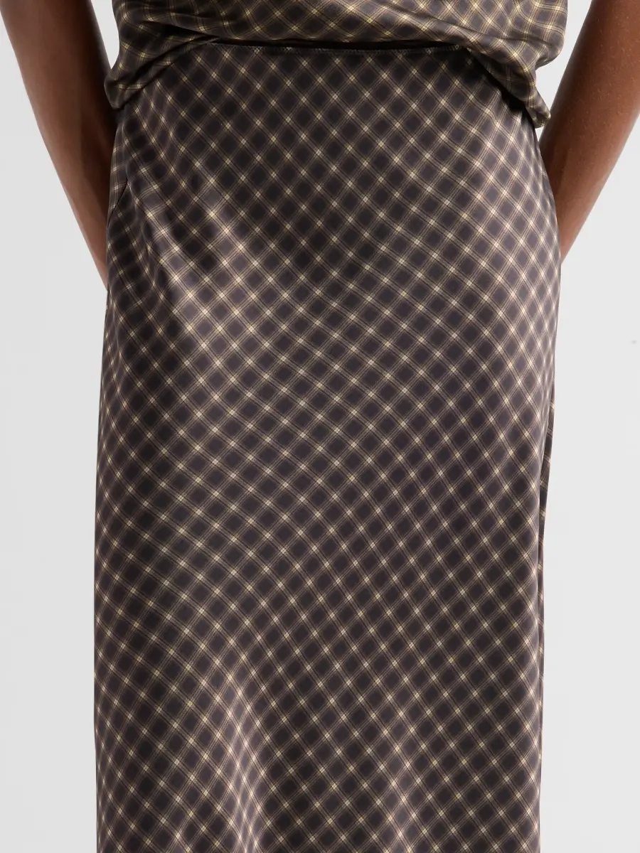 Vince Women's Ombrê Plaid Slip Skirt | Thumbnail 5 Vince Women's Ombrê Plaid Slip Skirt | Thumbnail 5