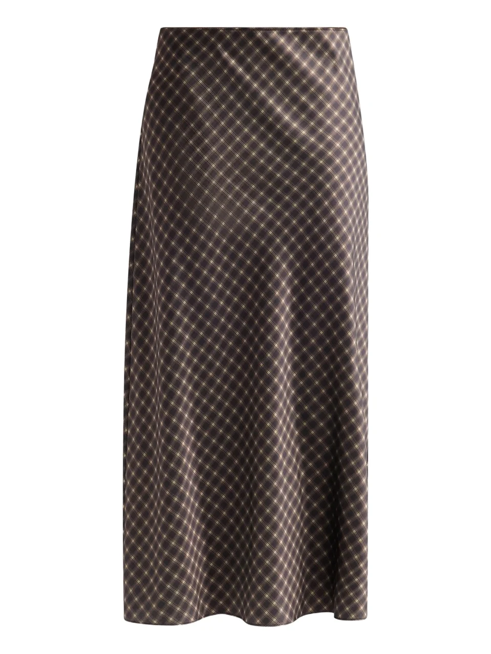Vince Women's Ombrê Plaid Slip Skirt