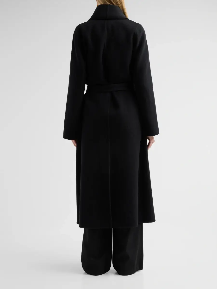 Vince Women's Wool-Cashmere Tie-Waist Longline Coat | Thumbnail 3 Vince Women's Wool-Cashmere Tie-Waist Longline Coat | Thumbnail 3