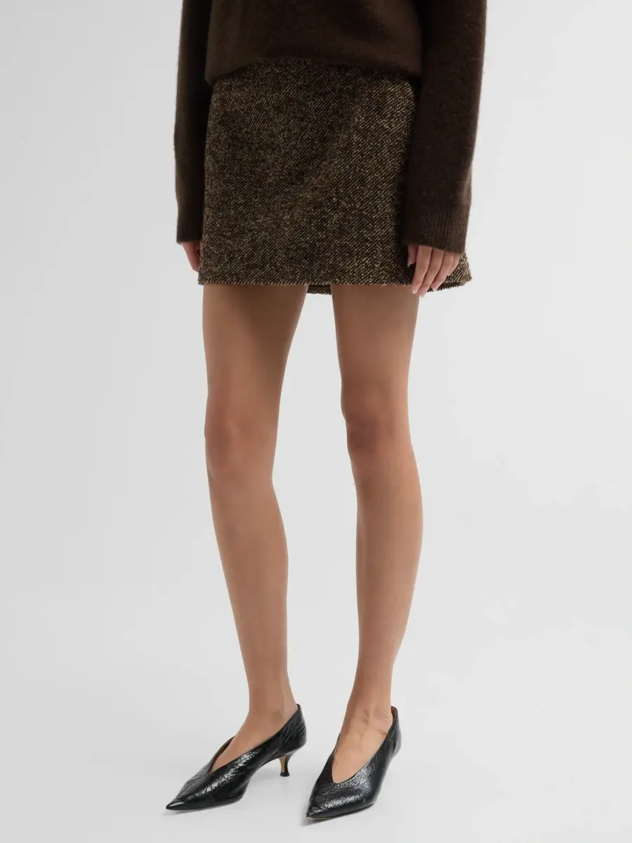 Vince Women's Bouclé Twill Skort | Thumbnail 4
