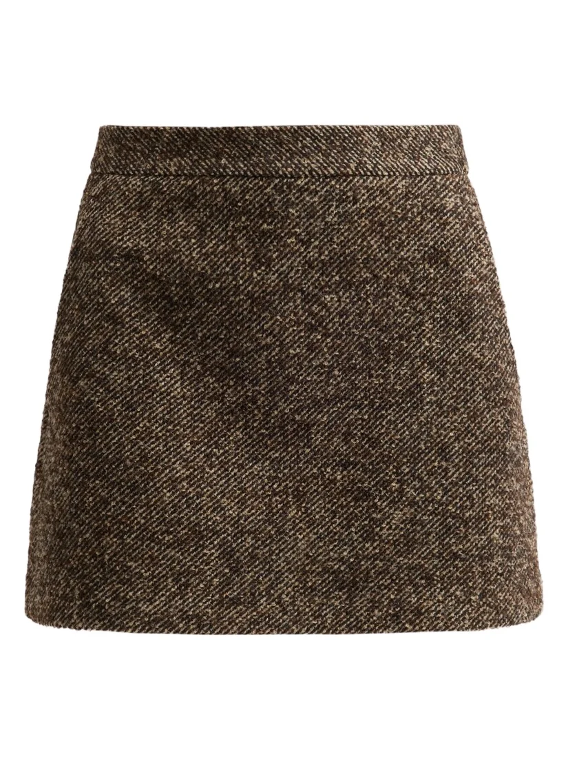 Vince Women's Bouclé Twill Skort