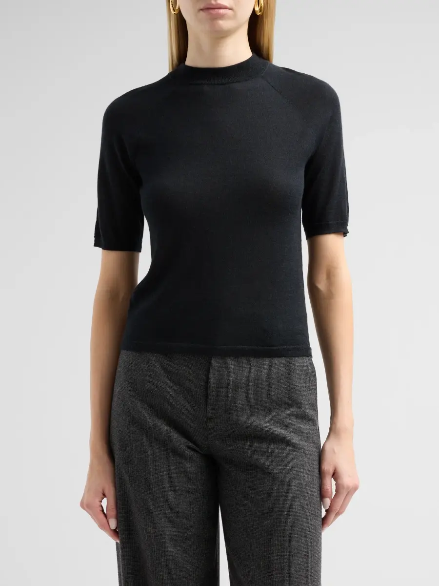 Vince Women's Crewneck Cashmere-Silk Sweater | Thumbnail 5 Vince Women's Crewneck Cashmere-Silk Sweater | Thumbnail 5
