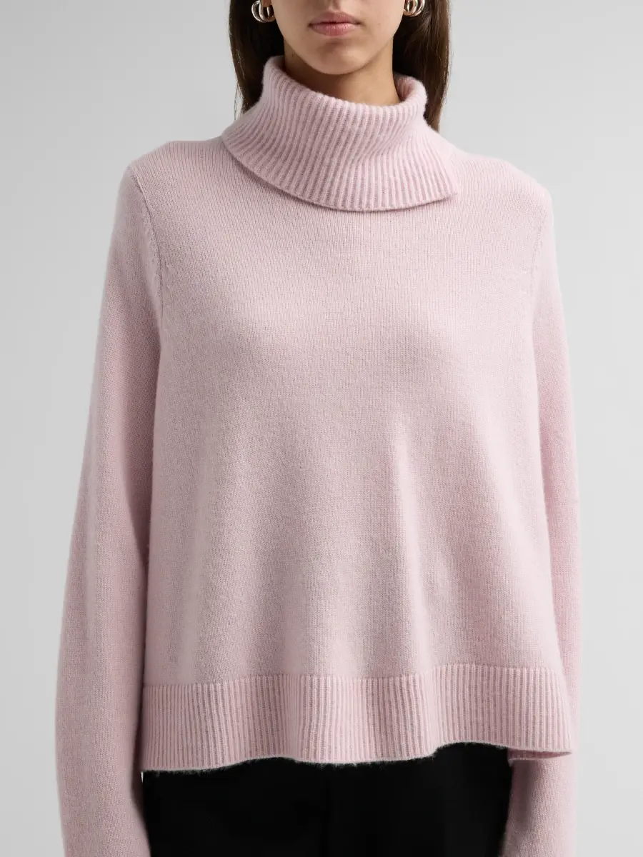 Vince Women's Swing Rib-Knit Wool-Cashmere Sweater | Thumbnail 5 Vince Women's Swing Rib-Knit Wool-Cashmere Sweater | Thumbnail 5