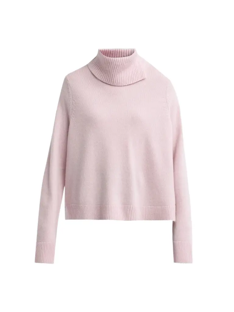 Women's Swing Rib-Knit Wool-Cashmere Sweater