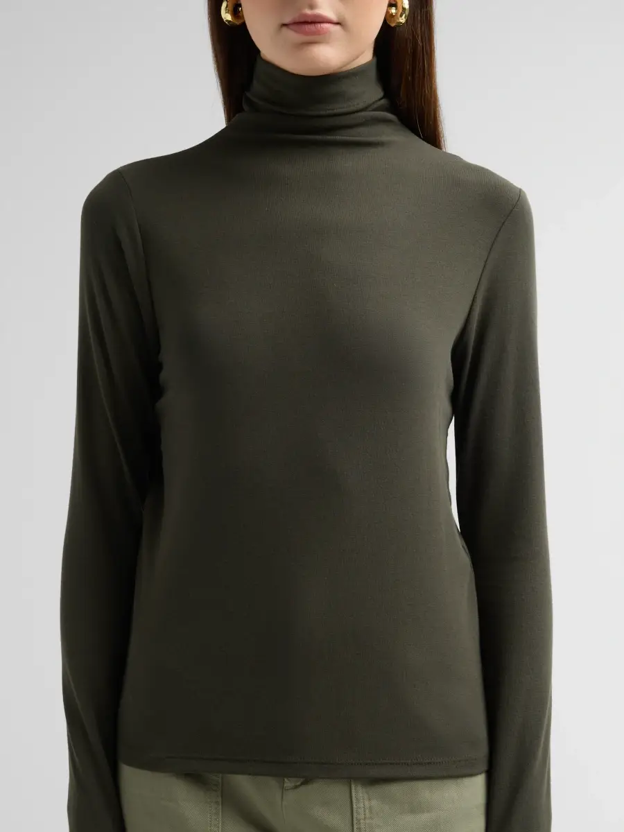 Vince Women's Knit Turtleneck Top | Thumbnail 5 Vince Women's Knit Turtleneck Top | Thumbnail 5
