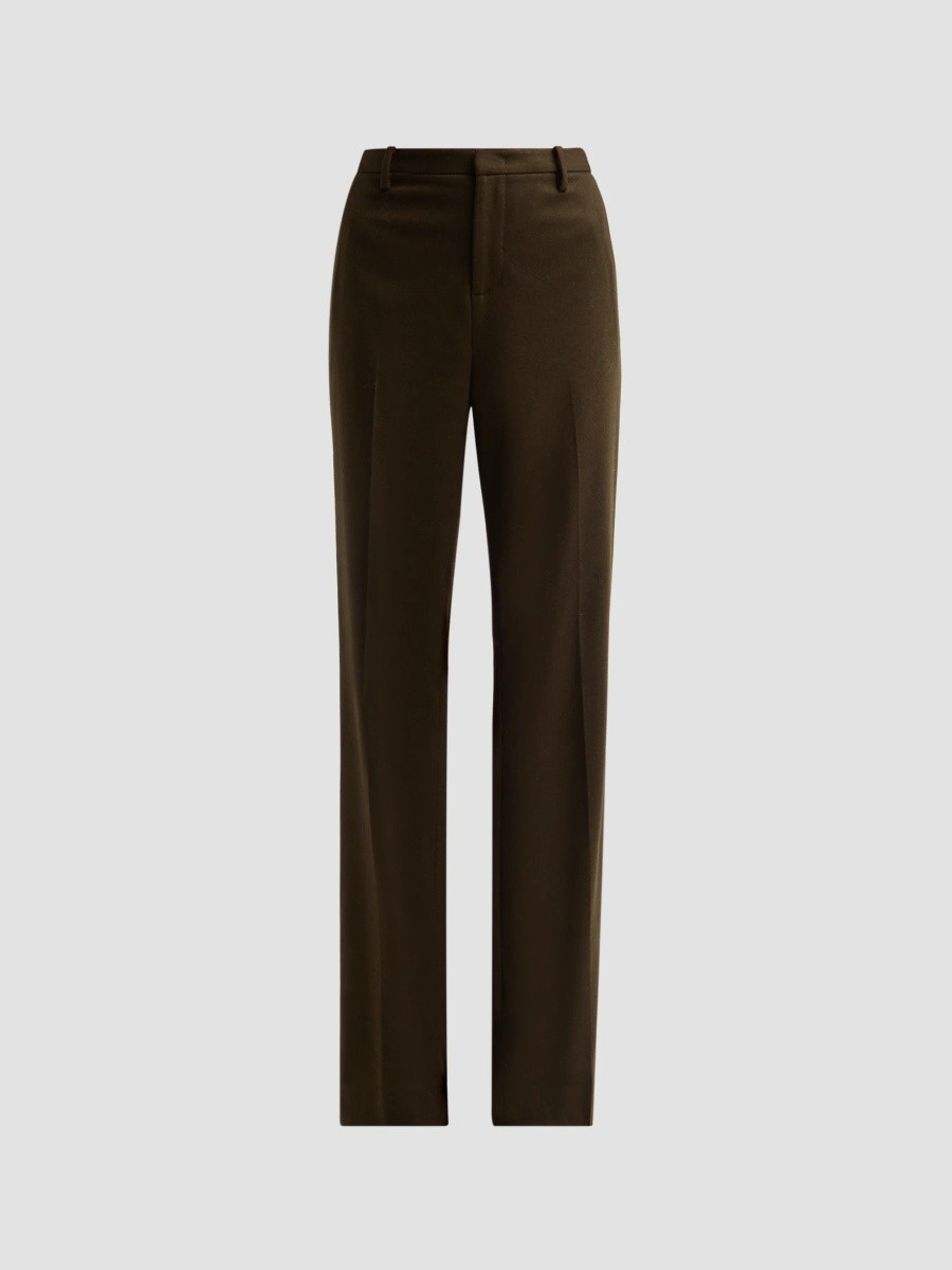 Women's Simone High-Rise Wool-Blend Flared Trousers Women's Simone High-Rise Wool-Blend Flared Trousers