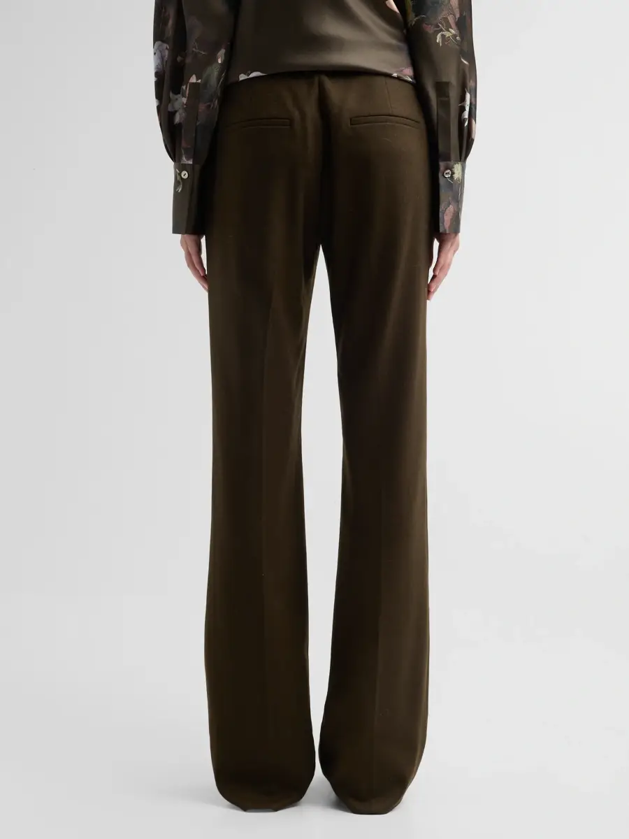 Vince Women's Simone High-Rise Wool-Blend Flared Trousers | Thumbnail 3 Vince Women's Simone High-Rise Wool-Blend Flared Trousers | Thumbnail 3