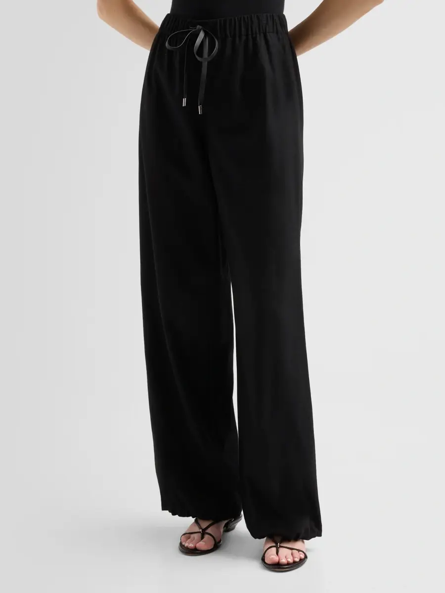 Vince Women's Wool-Blend Drawstring Pants | Thumbnail 4