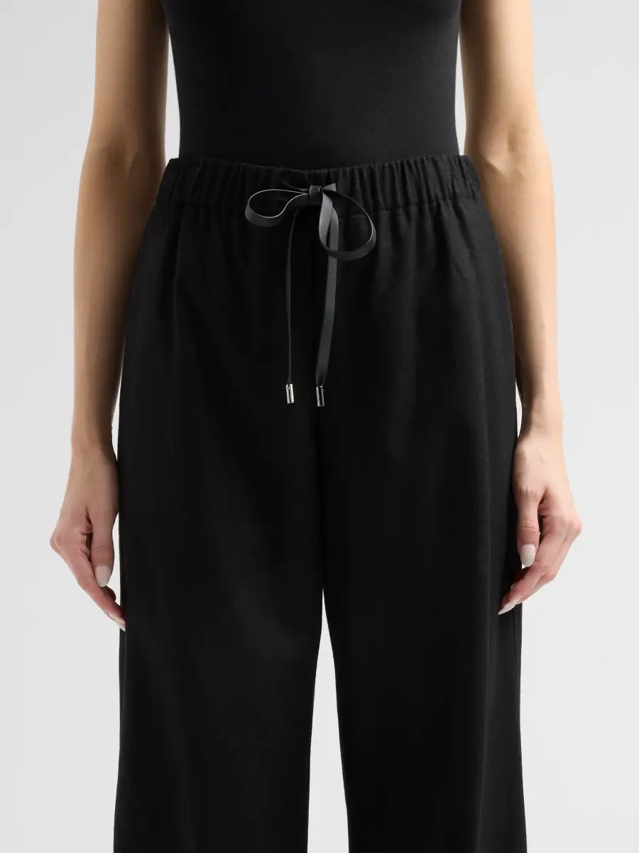 Vince Women's Wool-Blend Drawstring Pants | Thumbnail 5