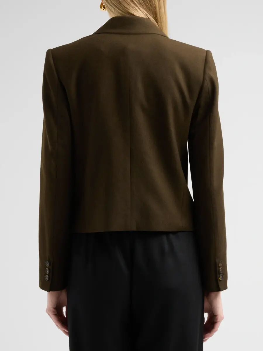 Vince Women's Wool-Blend Short Blazer | Thumbnail 3 Vince Women's Wool-Blend Short Blazer | Thumbnail 3