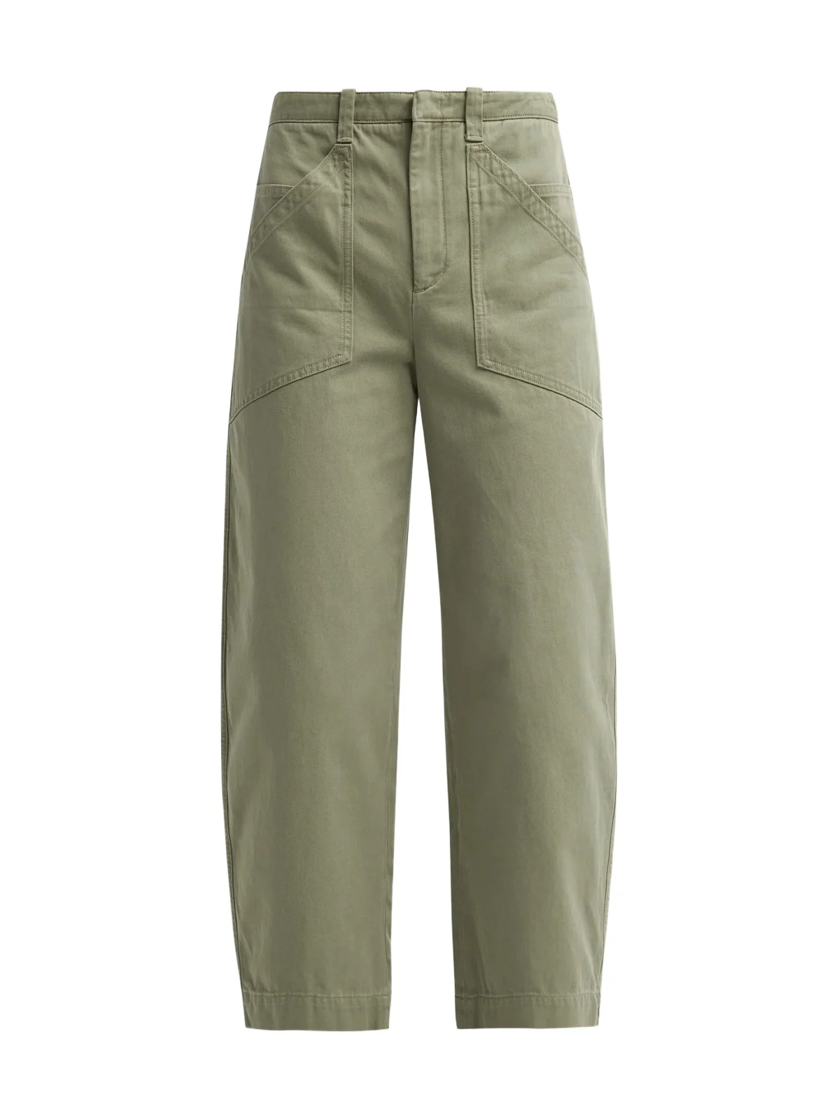 Vince Women's Washed Cotton Utility Crop Pants