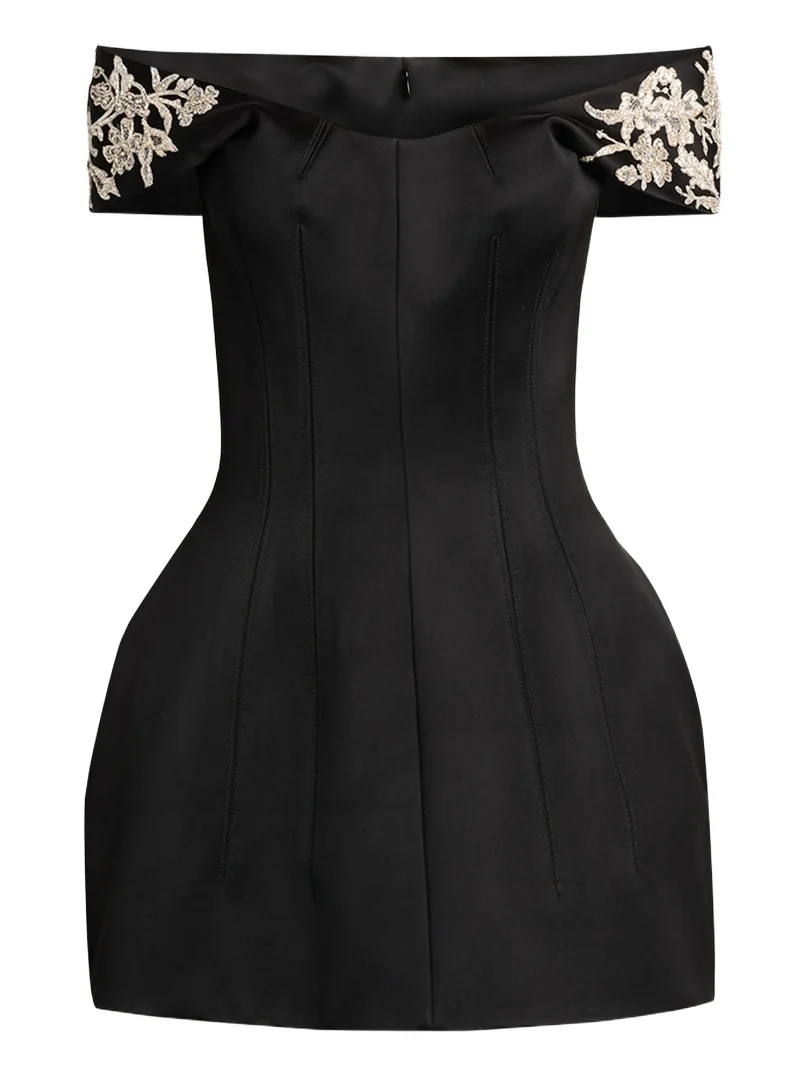 Women's Embellished Off-The-Shoulder Mini Cocktail Dress