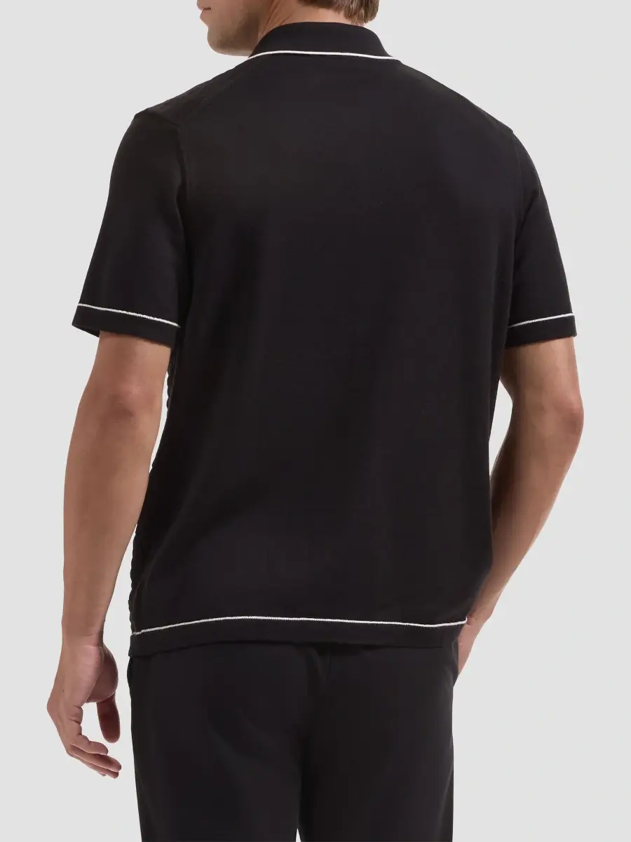 Bugatchi Men's Cotton-Blend Short-Sleeve Button-Down Shirt | Thumbnail 3 Bugatchi Men's Cotton-Blend Short-Sleeve Button-Down Shirt | Thumbnail 3
