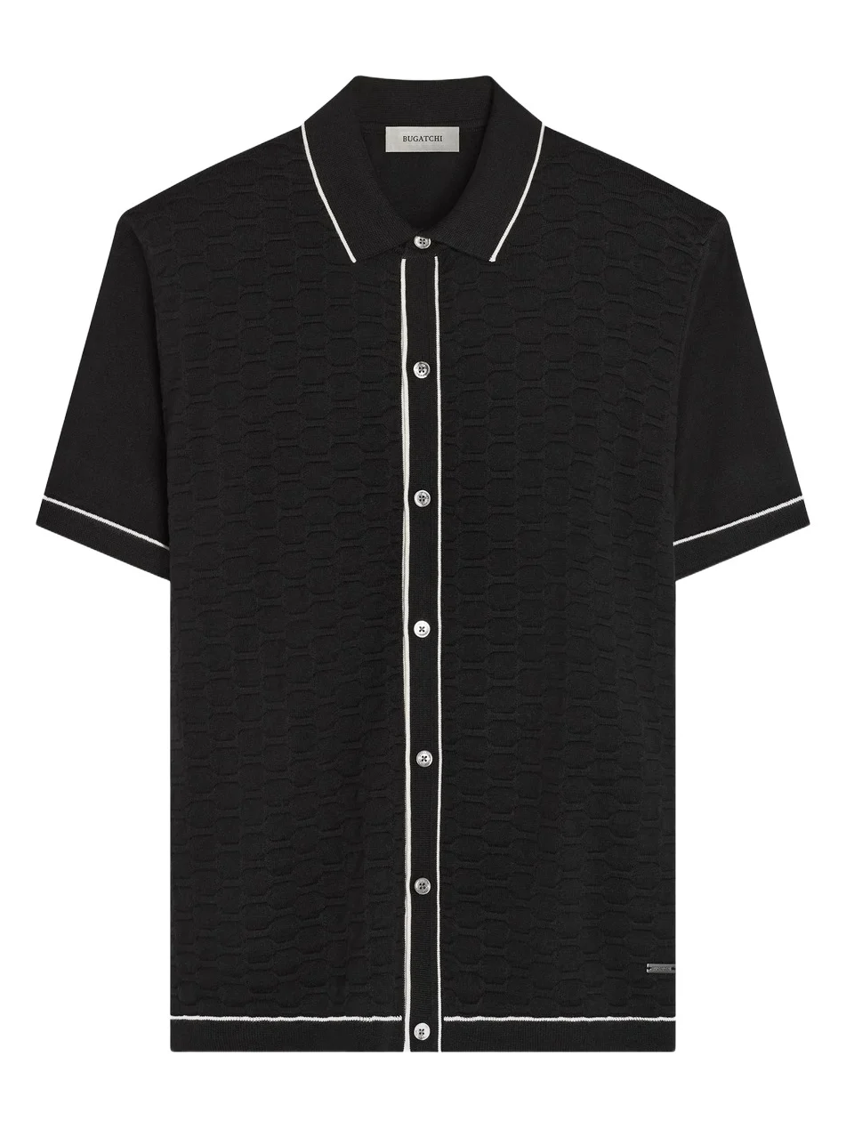 Men's Cotton-Blend Short-Sleeve Button-Down Shirt Men's Cotton-Blend Short-Sleeve Button-Down Shirt