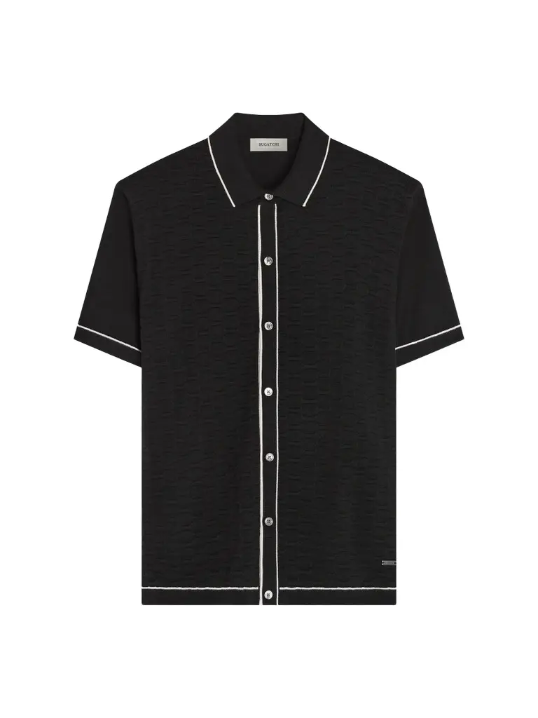 Men's Cotton-Blend Short-Sleeve Button-Down Shirt Men's Cotton-Blend Short-Sleeve Button-Down Shirt
