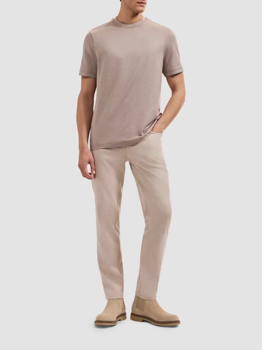 Bugatchi Men's Mercerized Cotton Crewneck T-Shirt | Thumbnail 2 Bugatchi Men's Mercerized Cotton Crewneck T-Shirt | Thumbnail 2