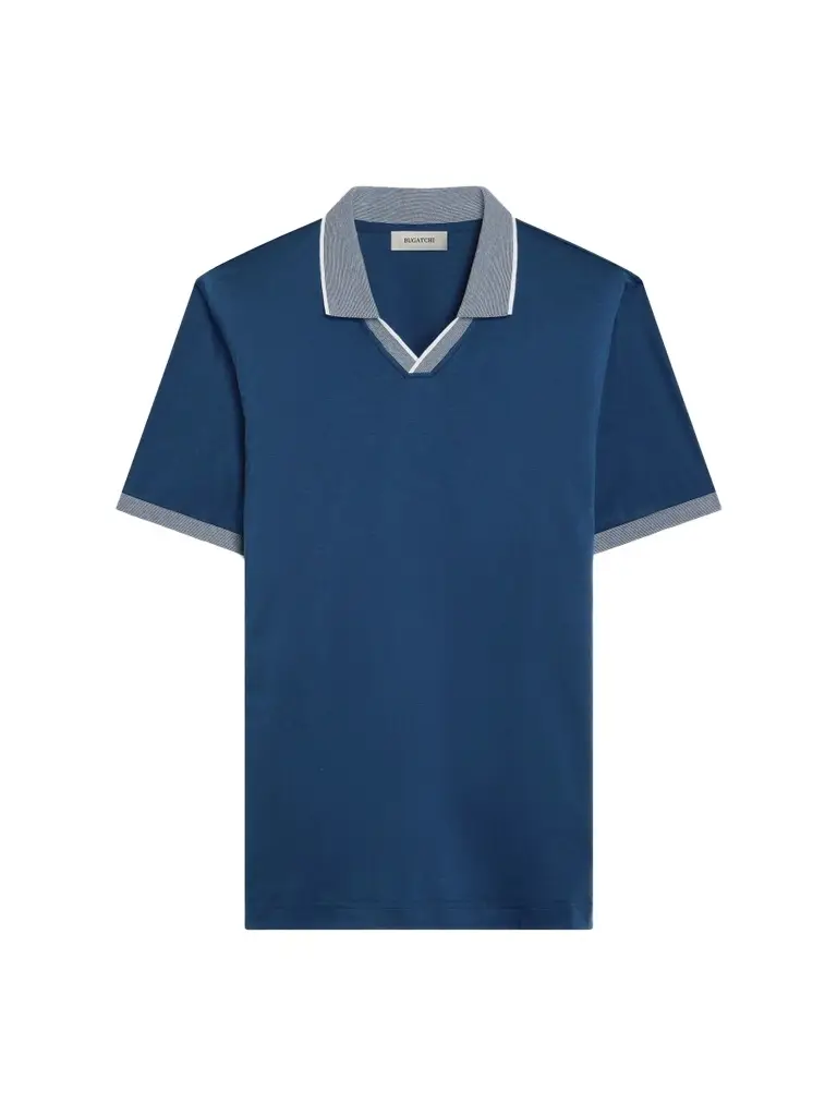 Men's Contrast-Trim Pima Cotton Polo Shirt Men's Contrast-Trim Pima Cotton Polo Shirt