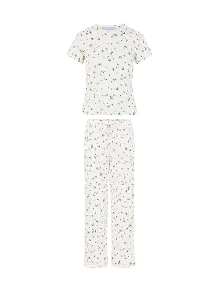Women's The Cleo Pointelle PJ Set Women's The Cleo Pointelle PJ Set
