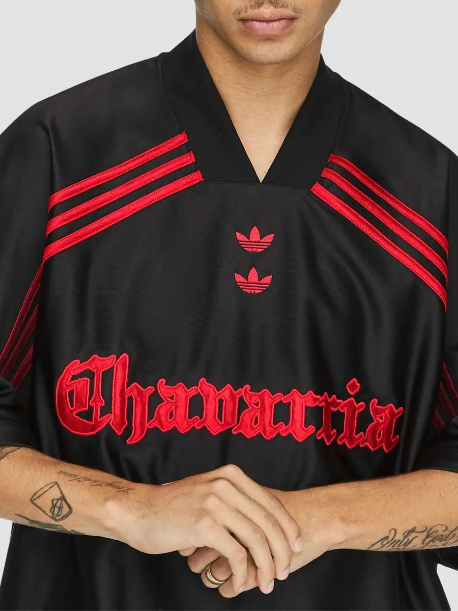 adidas Y-3 Men's adidas x Willy Chavarria Dazzle Long-Sleeve Jersey | Thumbnail 5 adidas Y-3 Men's adidas x Willy Chavarria Dazzle Long-Sleeve Jersey | Thumbnail 5