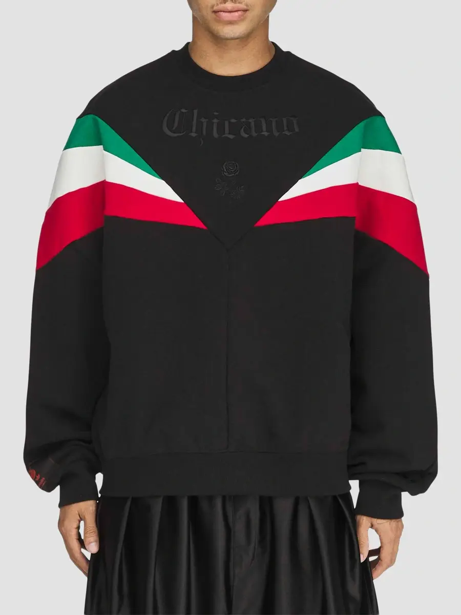 adidas Y-3 Men's adidas x Willy Chavarria Chicano Cotton Sweatshirt | Thumbnail 4