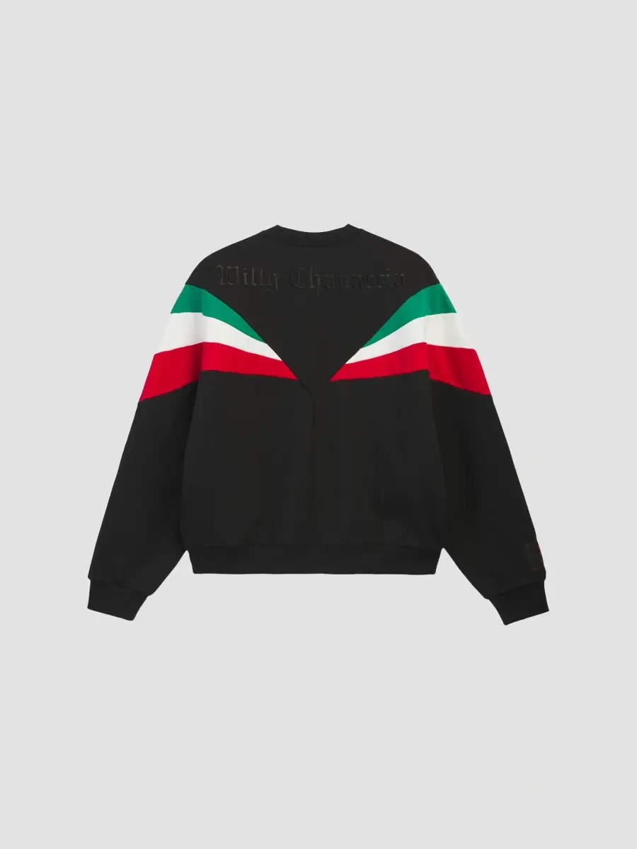 adidas Y-3 Men's adidas x Willy Chavarria Chicano Cotton Sweatshirt | Thumbnail 8