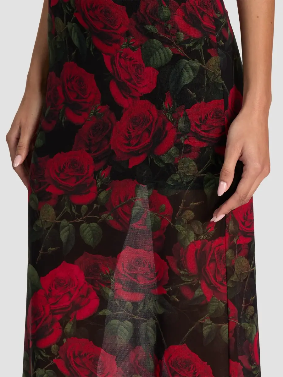 Alice + Olivia Women's Delora Floral Maxi Dress | Thumbnail 4 Alice + Olivia Women's Delora Floral Maxi Dress | Thumbnail 4