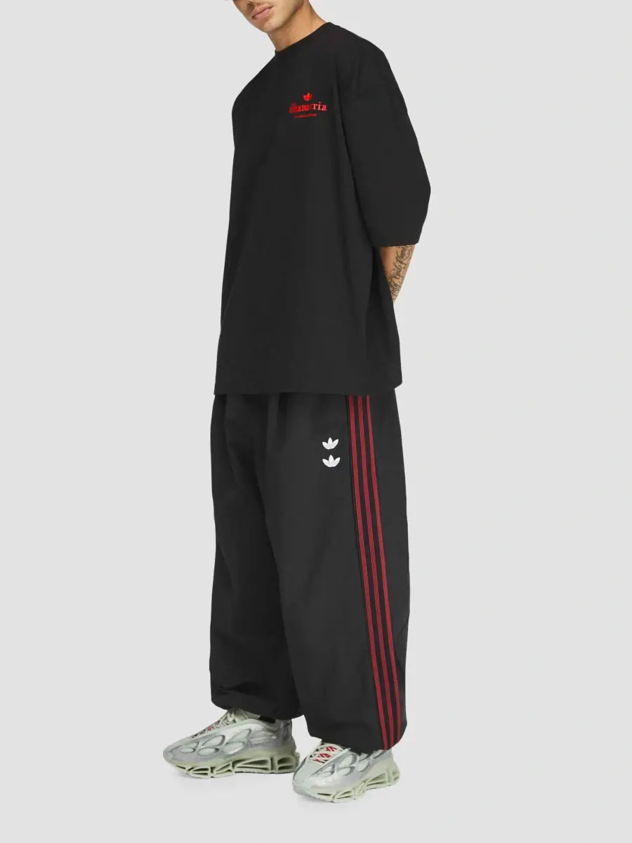 adidas Y-3 Men's adidas x Willy Chavarria Dark Rose Cotton T-Shirt | Thumbnail 2 adidas Y-3 Men's adidas x Willy Chavarria Dark Rose Cotton T-Shirt | Thumbnail 2