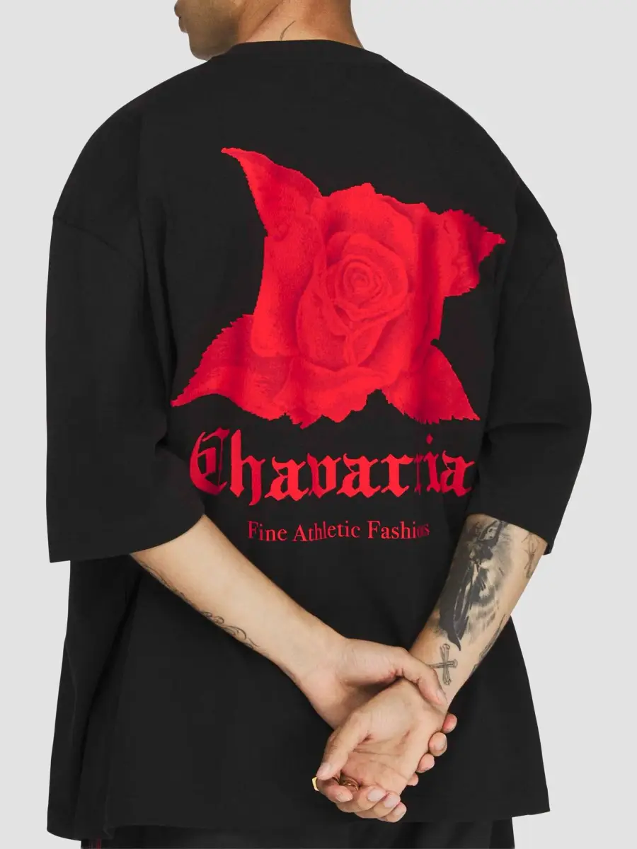adidas Y-3 Men's adidas x Willy Chavarria Dark Rose Cotton T-Shirt | Thumbnail 5 adidas Y-3 Men's adidas x Willy Chavarria Dark Rose Cotton T-Shirt | Thumbnail 5