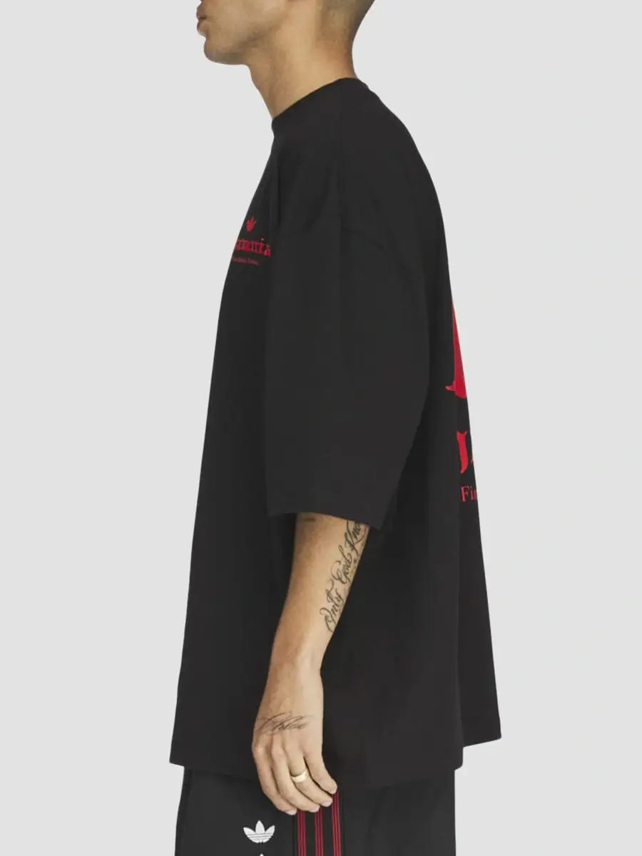 adidas Y-3 Men's adidas x Willy Chavarria Dark Rose Cotton T-Shirt | Thumbnail 6 adidas Y-3 Men's adidas x Willy Chavarria Dark Rose Cotton T-Shirt | Thumbnail 6
