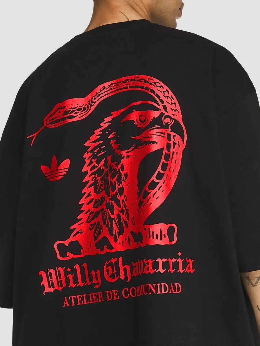 adidas Y-3 Men's adidas x Willy Chavarria Atelier Cotton T-Shirt | Thumbnail 5 adidas Y-3 Men's adidas x Willy Chavarria Atelier Cotton T-Shirt | Thumbnail 5
