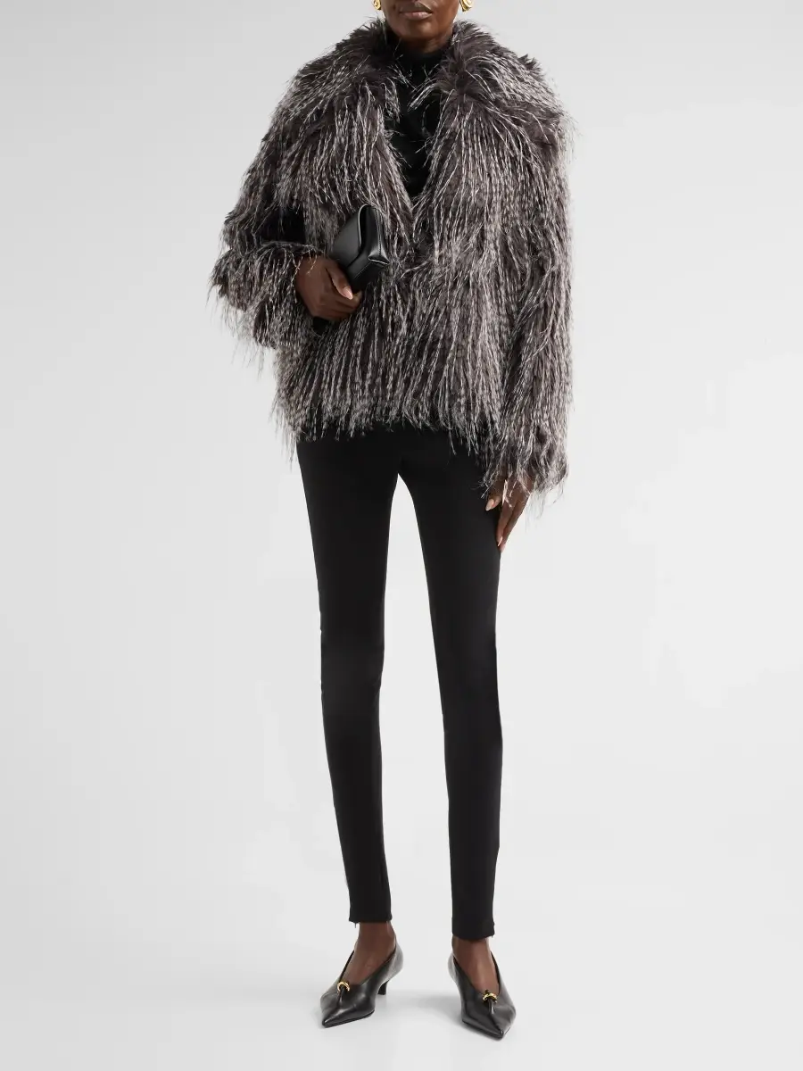 Staud Women's Soprano Faux-Fur Jacket | Thumbnail 2 Staud Women's Soprano Faux-Fur Jacket | Thumbnail 2