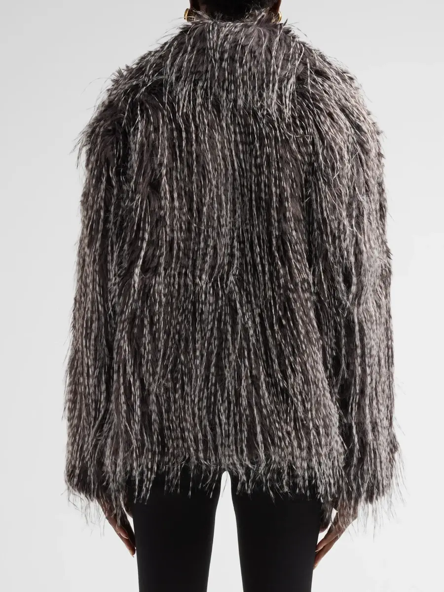 Staud Women's Soprano Faux-Fur Jacket | Thumbnail 3 Staud Women's Soprano Faux-Fur Jacket | Thumbnail 3