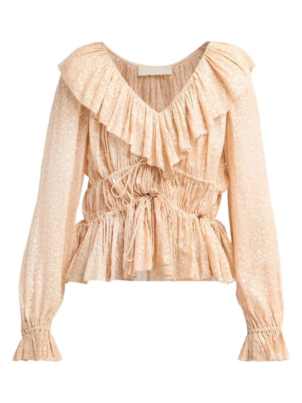 Women's Odilia Ruffled Silk-Blend Blouse Women's Odilia Ruffled Silk-Blend Blouse