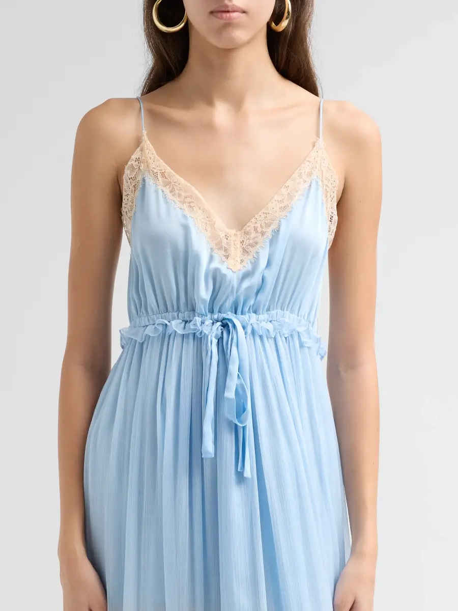 Ulla Johnson Women's Imogen Lace-Trimmed Silk Maxi Slipdress | Thumbnail 5 Ulla Johnson Women's Imogen Lace-Trimmed Silk Maxi Slipdress | Thumbnail 5
