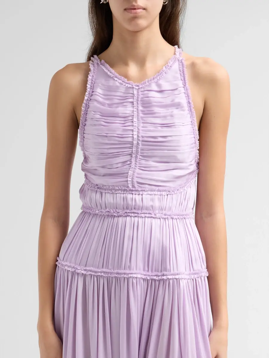 Ulla Johnson Women's Demetra Ruched Silk Gown | Thumbnail 5