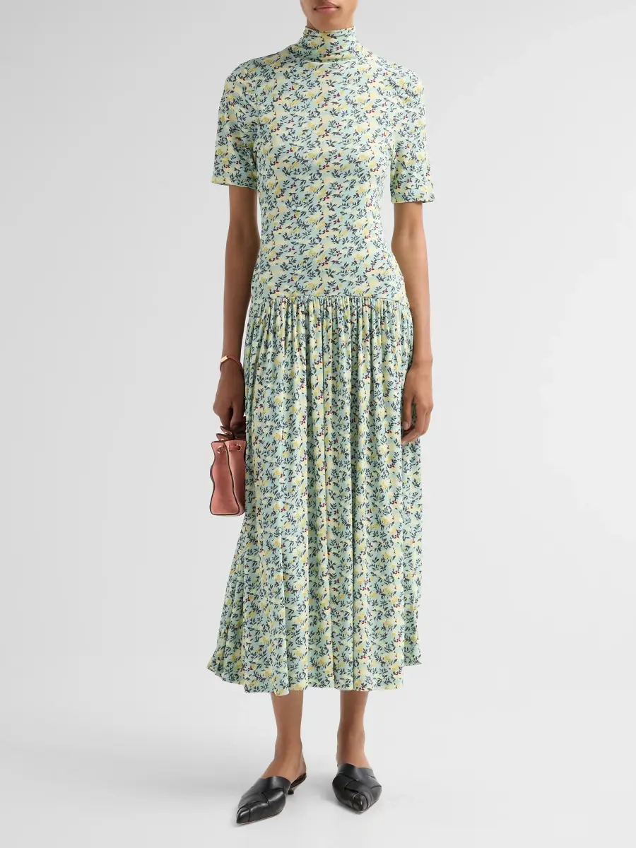 Ulla Johnson Women's Philipa Floral Midi Dress | Thumbnail 2 Ulla Johnson Women's Philipa Floral Midi Dress | Thumbnail 2
