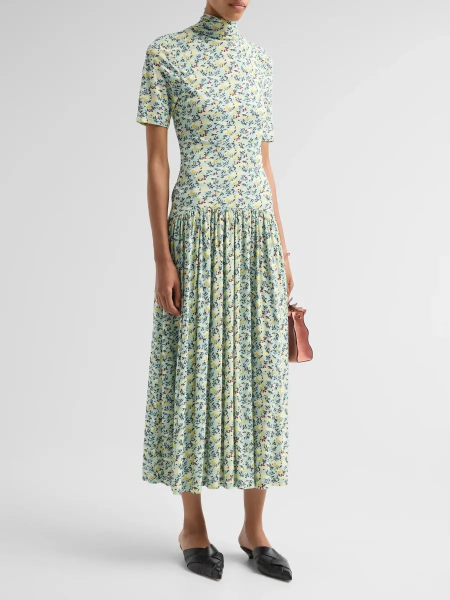 Ulla Johnson Women's Philipa Floral Midi Dress | Thumbnail 4 Ulla Johnson Women's Philipa Floral Midi Dress | Thumbnail 4