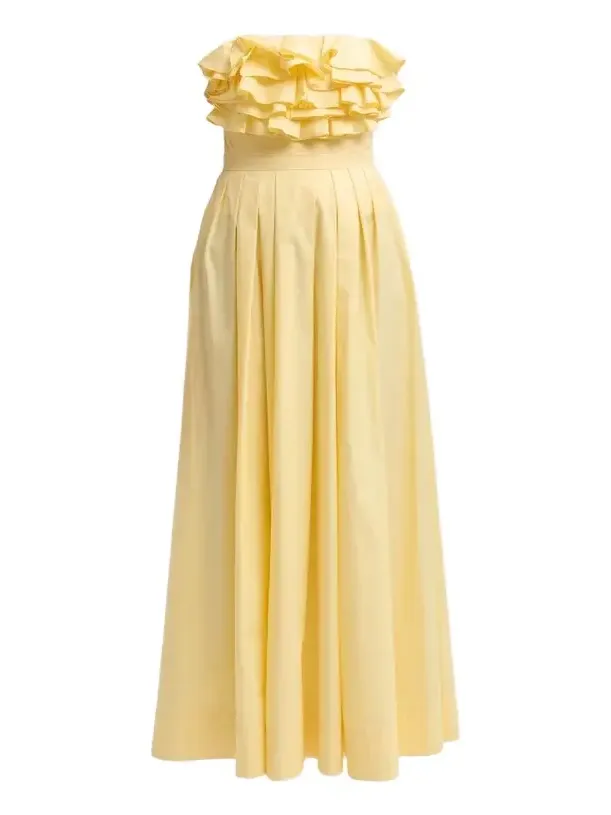 Women's Eugenie Cotton Strapless Maxi Dress Women's Eugenie Cotton Strapless Maxi Dress