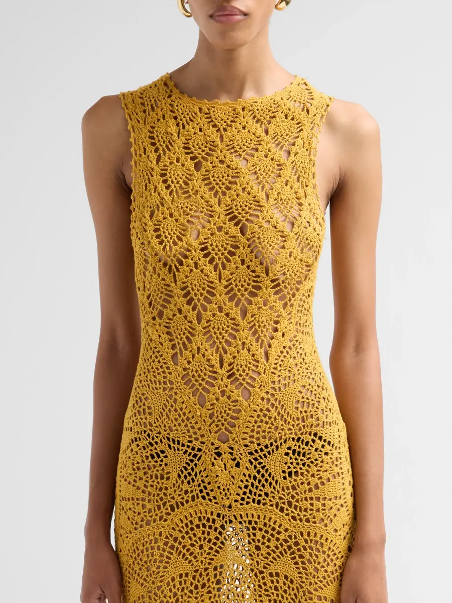 Ulla Johnson Women's Arine Cotton Knit Maxi Dress | Thumbnail 5