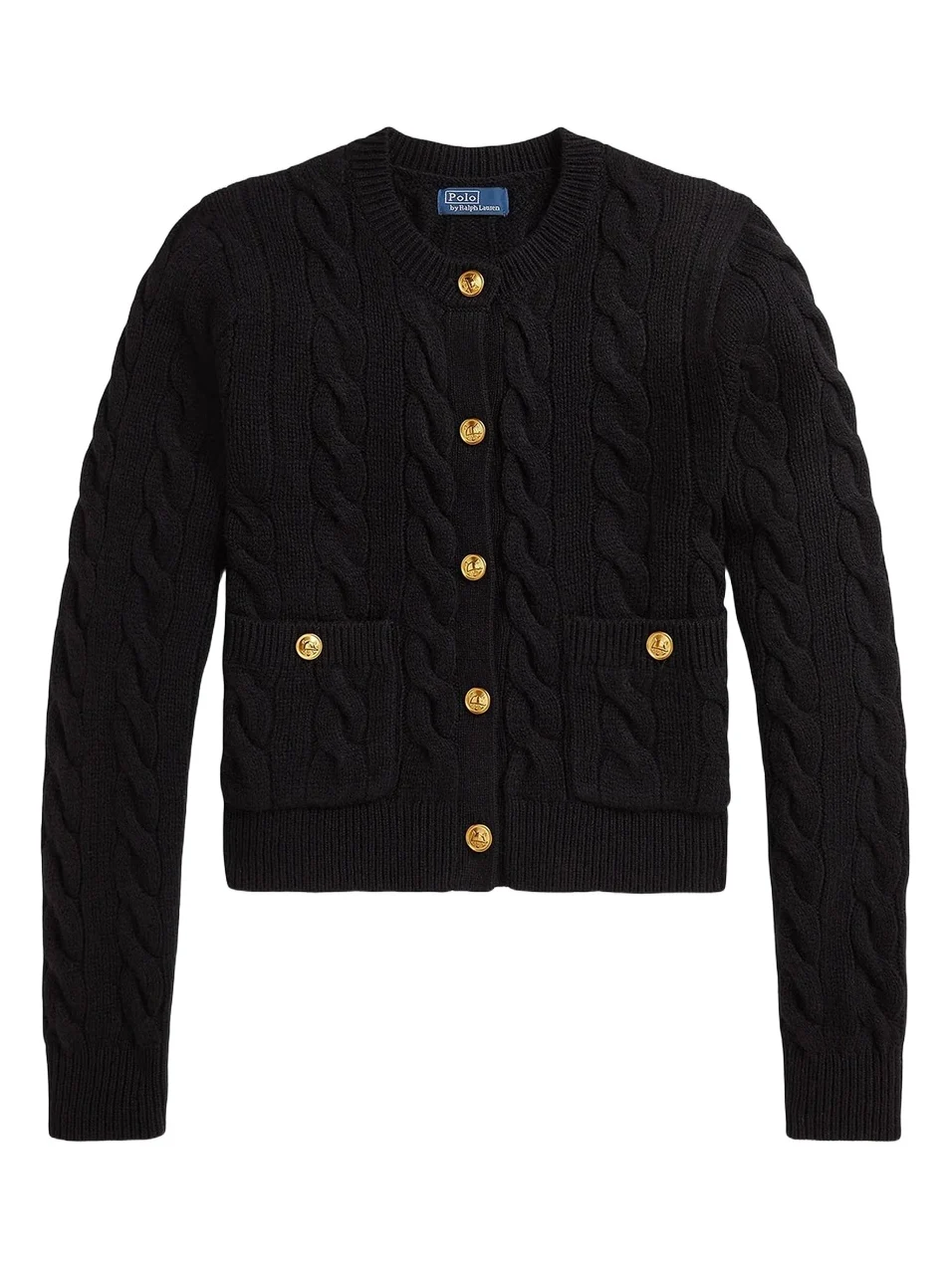 Women's Wool-Cashmere Cable-Knit Cardigan