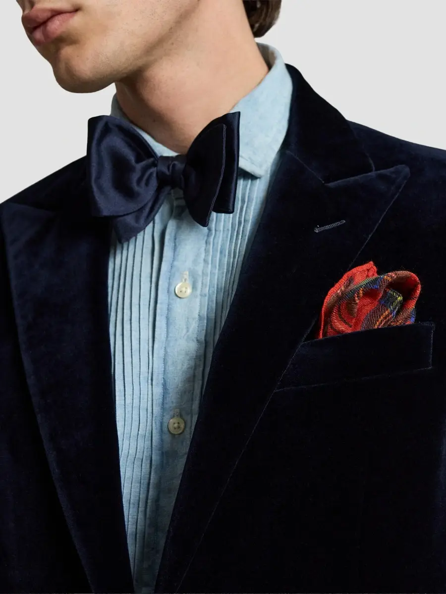 Polo Ralph Lauren Men's Velvet Double-Breasted Blazer | Thumbnail 5 Polo Ralph Lauren Men's Velvet Double-Breasted Blazer | Thumbnail 5
