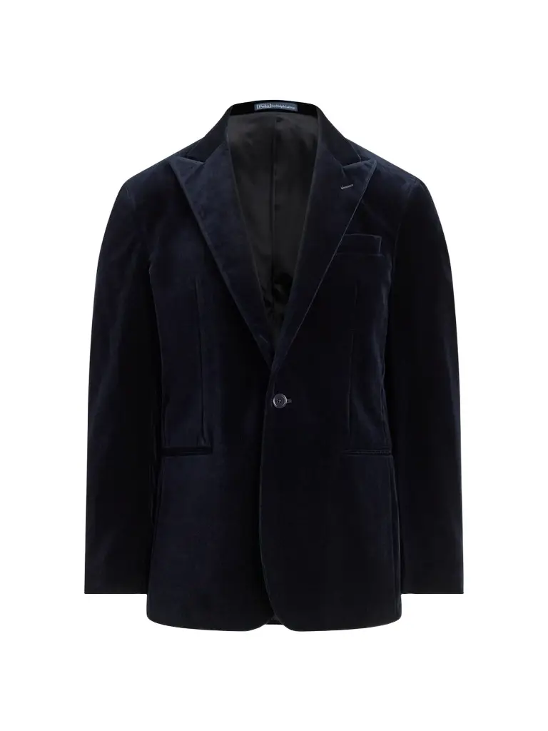 Polo Ralph Lauren Men's Velvet Double-Breasted Blazer
